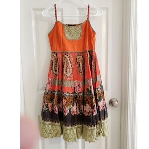 Orange Classic Dress